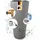 4rain Vaso 2in1 Decor Regentonne 220 l zinkgrau