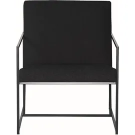 jan kurtz Sessel Style Polyester 62 x 75 x 78 cm Schwarz