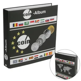 SAFE Schwäbische Albumfab Münzenalbum für Münzen aus aller Welt für verschiedene Münzengrössen. Leerordner ohne Inhalt