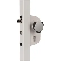 Locinox Gittertorschlossset LAKZ4i4i mit Türknopf für 40 mm Profile Alu RAL7040