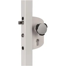 Locinox Gittertorschlossset LAKZ4i4i mit Türknopf für 40 mm Profile Alu RAL7040