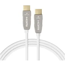 Celexon UHD Optical Fibre HDMI Kabel 15m, weiß