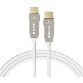 Celexon UHD Optical Fibre HDMI Kabel 15m, weiß
