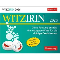 Harenberg Witzirin Tagesabreißkalender 2026 - Diese Packung enthält: die