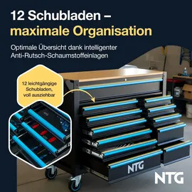 ntg nutzfahrzeug technik gmbh (32457 porta westfalica) Werkzeugwagen Stahl 12 Schubladen Holz blau bestückt