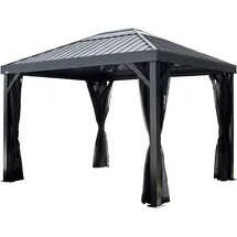 Sojag Kiruna 10 x 12 m inkl. 4 Seitenteile Schwarz