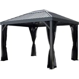 Sojag Kiruna 10 x 12 m inkl. 4 Seitenteile Schwarz