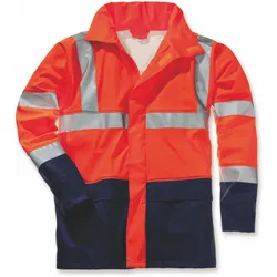 Elutex PU-Warnschutzjacke Omaha - orange;navy - M