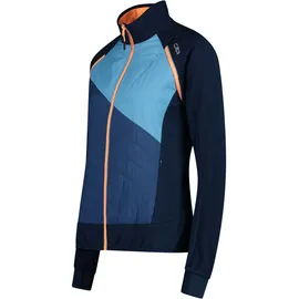 CMP Damen Funktionsjacke, Blue-Dusty Blue 44 - Blau, Schwarz