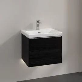 Villeroy & Boch Subway 3.0 Waschbeckenunterschrank, LED-Beleuchtung, 1 Auszug, C579L0AB,