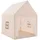 Costway Spielzelt Kinder, mit Baumwolldecke, Fenster 120x105x140cm beige|braun|weiß