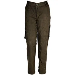 Hubertus Kinder-Jagdhose wasserdicht Thermohose Winterhose warm gefüttert oliv Gr. 128  - 8 Jahre