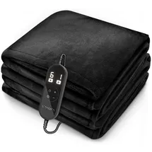 sinnlein Heizdecke elektrisch 160 x 120 cm Schwarz