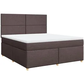 vidaXL Boxspringbett 180 x 200 cm Braun