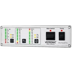 Votronic Info Panel Pro, Tank- und Batterieüberwachung, 12V, 5330