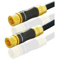 PremiumX Premium X 10 m F-Stecker Schwarz