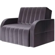 e-meubles Möblo Schlafsessel Grau, Holz, 1-Sitzer, 101x90x104 cm, Wohnzimmer, Sessel, Schlafsessel