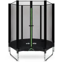 VirtuFit Kindertrampolin 140 cm Schwarz