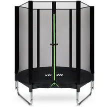VirtuFit Kindertrampolin 140 cm Schwarz
