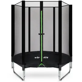 VirtuFit Kindertrampolin 140 cm Schwarz