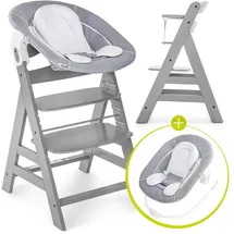 hauck Alpha+ grey inkl. Alpha Bouncer 2 in 1 stretch grey