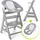 hauck Alpha+ grey inkl. Alpha Bouncer 2 in 1 stretch grey