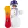 Seiffener Volkskunst Räuchermännchen Schneemann Snowboarder (13cm) Räuchermann von Seiffener Volkskunst