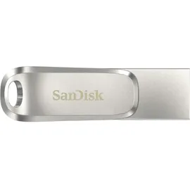 SanDisk Ultra Dual Drive Luxe 32 GB silber USB-C 3.1