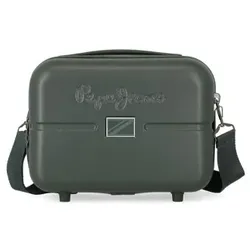 Pepe Jeans Unisex. 7693933 ABS-Toilettenbeutel anpassbar an Trolley Akzent grün -29x21x15cm (OSFA), Lässig, ABS/Polykarbonat