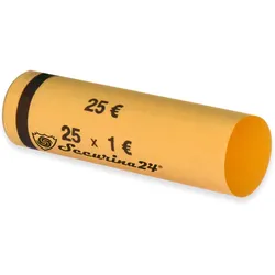 Münzhülsen 1 Euro - Securina24® (1 Euro - 300 Stück)