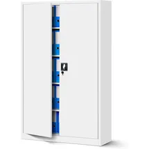 Jan Nowak Jan II Aktenschrank 185 x 115 x 40 cm Weiß