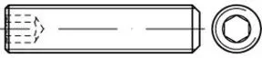 ISO 4026  Gewindestifte mit Kegelkuppe & Innensechskant A 1/A 2 M 10 x 60 rostfreiei A 1/A 2 S