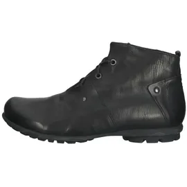 THINK! Herren Kong nachhaltige Lammfell Stiefelette, 0010 SCHWARZ, 46