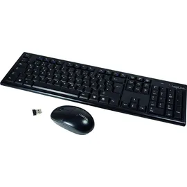 Logilink Wireless Tastatur DE Set schwarz (ID0104)