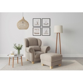 Home Affaire Ohrensessel »Queenie Ohrenseesel«, (1 St.), mit softem, weichem Sitzkomfort und zeitlosem Design