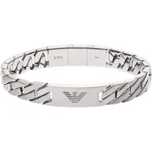 Emporio Armani EGS2435040 Edelstahlarmband silber 20,5 cm