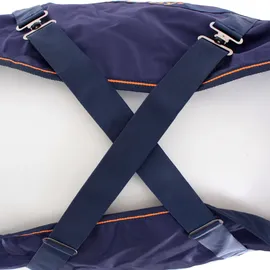 Bucas Therapy Turnout Outdoordecke 150 g 115 cm Blau/Orange
