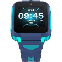 TCL Movetime Family Watch MT42X 4G 48,50 mm Kunststoffgehäuse Blau Sportarmband Blau M