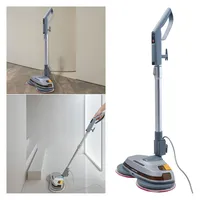 casativo Fussboden-Poliermaschine mit Teleskop-Griff und Mikrofaserpads