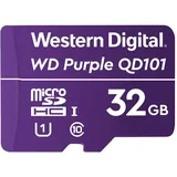 Western Digital WD Purple SC QD101 32 GB, microSDHC, Klasse 10, Class 1 U1, Violett