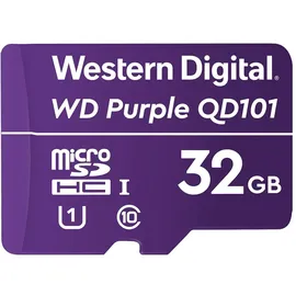Western Digital WD Purple SC QD101 32 GB, microSDHC, Klasse 10, Class 1 U1, Violett