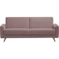 exxpo - sofa fashion 3-Sitzer »Samso«, Inklusive Bettfunktion und Bettkasten, rosa