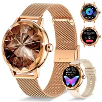 ibettertec Smartwatch Damen, mit Anruffunktion Smartwatch (Fitnessuhr mit Telefonfunktion/WhatsApp Notiz,Smartwatch Fitness Tracker Uhr IP68 Wasserdicht,1.2" HD Voll Touchscreen Fitnessuhr Tracker mit Blutsauerstoff/Pulsmesser/Sportuhr/Schrittzähler/Schlafmonitor Aktivitätstracker usw für iOS/Android Uhren Watch cm)