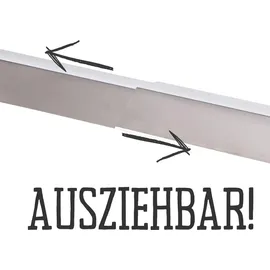 All'Grill Edelstahl Flammblech schmal, variabel 35-59 cm / 9 cm