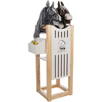 HKM Hobby Horsing Stall, Natur/Weiß, One Size