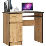 akord furniture factory AKORD PIKSEL links Eiche Craft Schublade B90 x H77 x T50 cm - Hellbraun