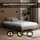 Homestyle4u Polsterbett 120 x 200 cm Grau