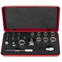Unior Bits- und Steckschlüssel-Set rot 1782-teil.