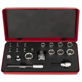 Unior Bits- und Steckschlüssel-Set rot 1782-teil.