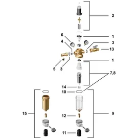 RESIDEO Hauswasserstation HS10S, 0,1mm, bleifrei, Tülle 3/4" HS10S-3/4LFAA